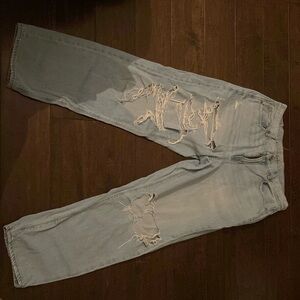American eagle mom straight jeans